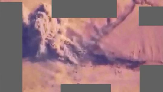 RAF Reaper post-splash attack pictures against Daesh in Iraq on 6 October 2020 (Picture: RAF).