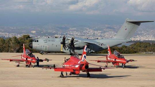 RAF Red Arrows back in RAF Akrotiri 02122022 CREDIT BF Cyprus.jpg