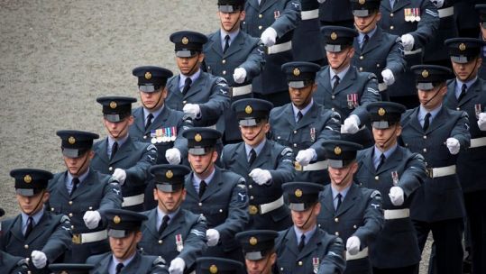 RAF Regiment Parading AFD Liverpool 240617 CREDIT MOD