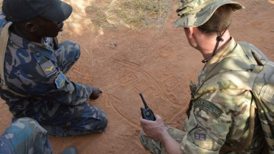 RAF Regiment personnel with Nigerian Air Force