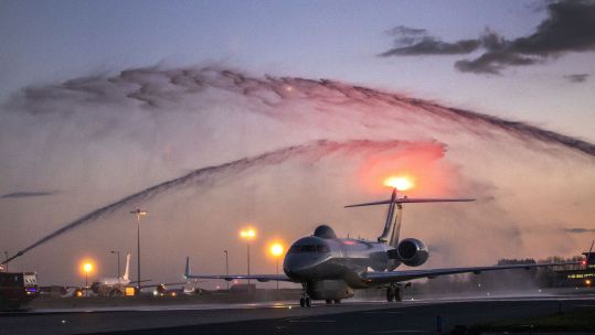 Cover image: The aircraft completed its final operaitonal flight from RAF Waddington (Picture: RAF).