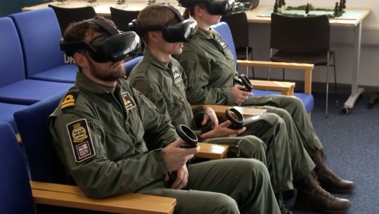 RAF Shawbury helicopter instructor training CREDIT BFB