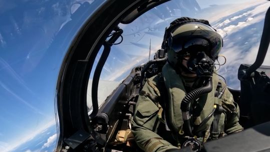 RAF Typhoon cockpit date unknown CRADIT MOD