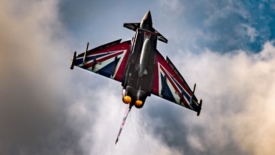 The RAF Typhoon display team will be back in the air this summer