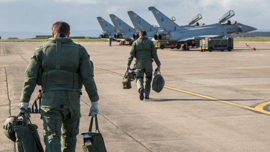 Cover image: RAF Typhoon on a NATO mission in April (Picture: RAF).
