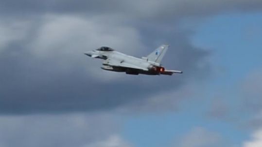 AF Typhoons from 6 Squadron at RAF Lossiemouth, in NATO Air Policing mission in Lithuania 240620 CREDIT RAF
