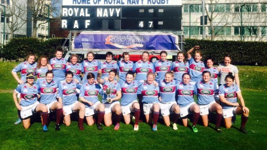 RAF Women Thrash Royal Navy