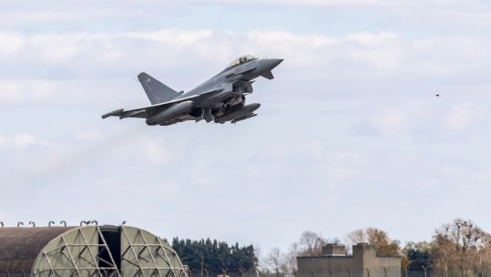 RAF aircraft departs for EX Point blank over north sea 070421 CREDIT RAF.