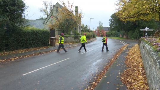 RAF airmen and supporter complete three hundred mile walk to raise funds for Caribbean memorial.
