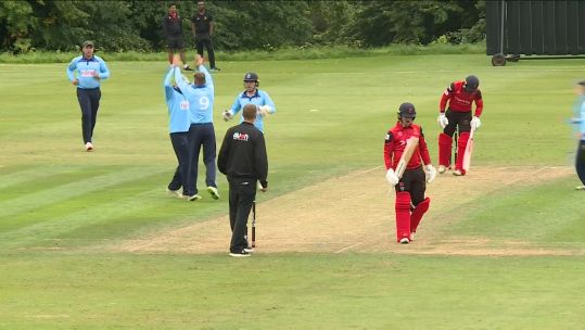 RAF celebrate wicket against Army Credit BFBS Date 10092021.jpg