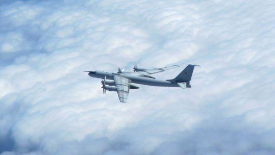 Cover image: The Russian aircraft did not enter UK airspace (Picture: RAF).