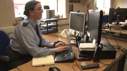 Squadron Leader Anne Rubery is taking a Level 5 course in HR Management
