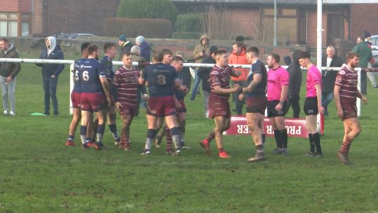 RAF out of Challenge Cup in first round as lost 24-6 to to Thornhill Trojans 150121 CRDIT BFBS 