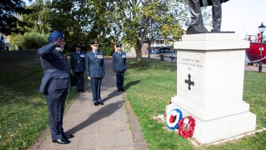 RAF pays tribute to Mahinder Singh Pujji