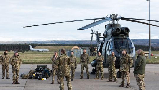 Cover image: RAF personnel deployed to Scotland as part of the COVID Aviation Task Force (Picture: MOD).