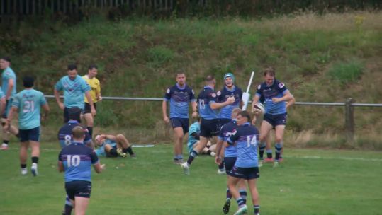 RAF rugby league try celebrate v RNZAF Credit BFBS DATE 19072025.jpg 