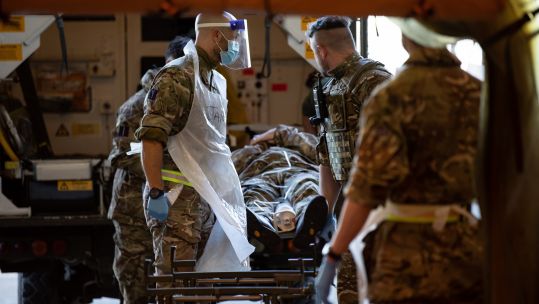 RAF tactical medical wing personnel training on Exercise Agile Pirate 25112021 Credit RAF.JPG