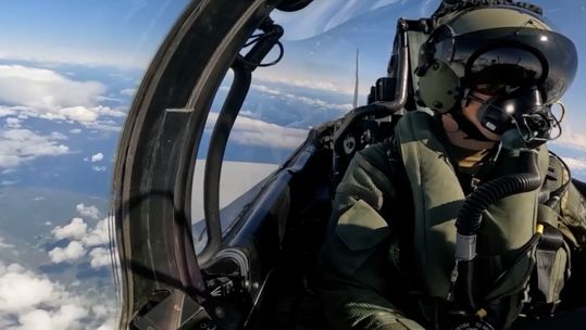 RAF teams work around-the-clock to keep Typhoons in the air during Operation Azotize (Picture: MOD).