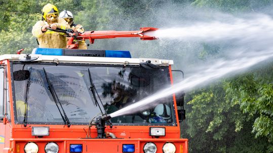RAF to provide specialist firefighting vehicles and training to Ukraine’s firefighters 060723 CREDIT MOD