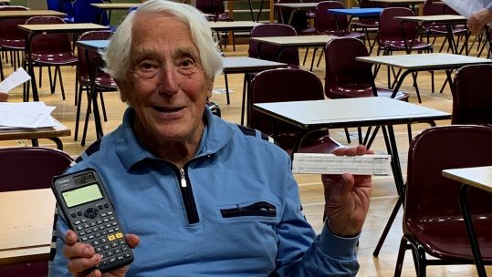 RAF veteran Derek Skipper (Picture: Judy Czylok, Cam Academy Trust).