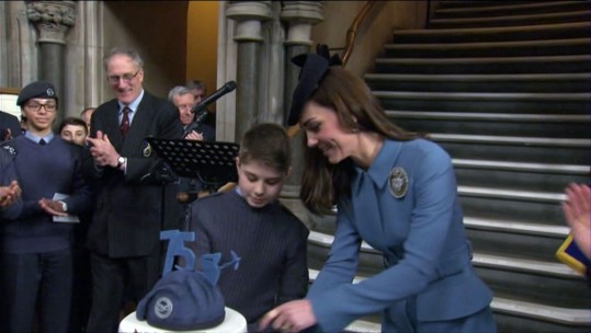 Duchess Of Cambridge Celebrates RAF Air Cadets Milestone