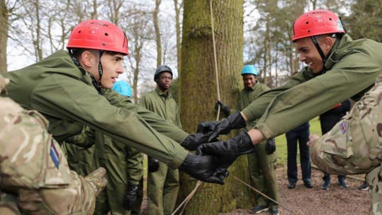 Liverpool FC Put Through Their Paces At RAF Cosford