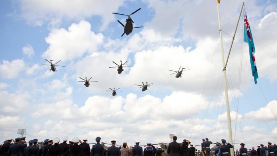 Merlins Leave RAF Benson For New Life With Royal Navy 