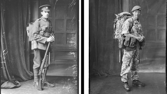 WWI Private Nash Infantry. Corporal Linda Noble 1st Military Intelligence Corps. 