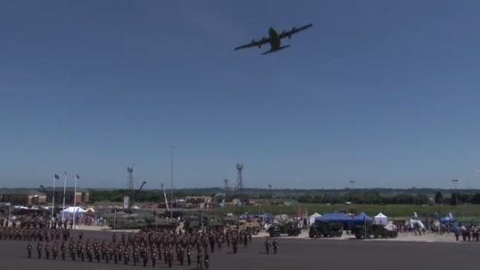 Flypast marks REME 75th anniversary