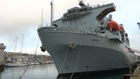 RFA Argus post refit