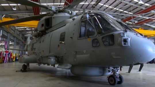 RNAS Culdrose Merlin helicopter