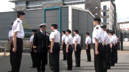 New Royal Naval CCF Opens In Plymouth