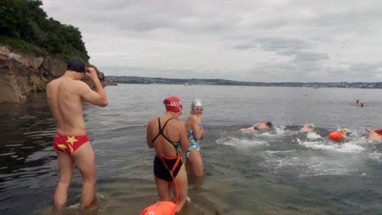 Royal Marines Race Local School Across The Channel