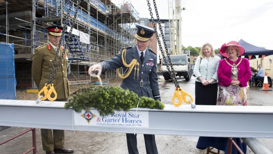 RSGH Anointing of the Beam with Air Chief Marshal Sir Stephen Hillier