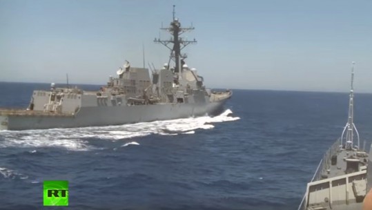 US Destroyer Came “Dangerously Close” To Russian Warship