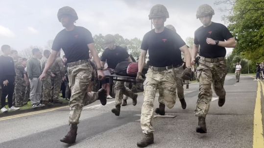 Race the Sun 2024, Royal Signals soldiers push their fitness to the limit 04052024 CREDIT BFBS