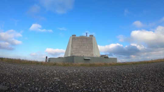 Radome at RAF Fylingdales 230120 CREDIT BFBS