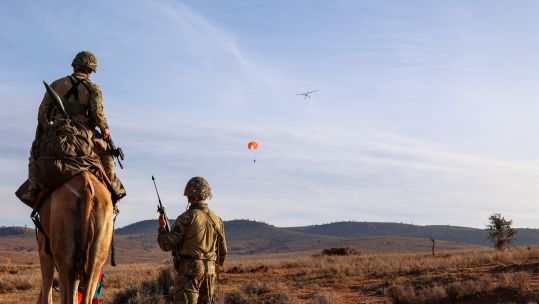 Ranger Regiment have trained in a wide variety of environments, including the desert  30112022 CREDIT Army, MOD