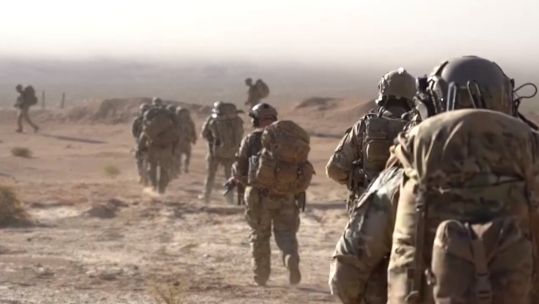Ranger Regiment on Project Convergence in the Mojave Desert 15112022 CREDIT BFBS