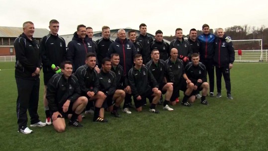 Soldiers Prepare For Big Game At Rangers FC Soldiers Prepare For Big Game At Rangers FC