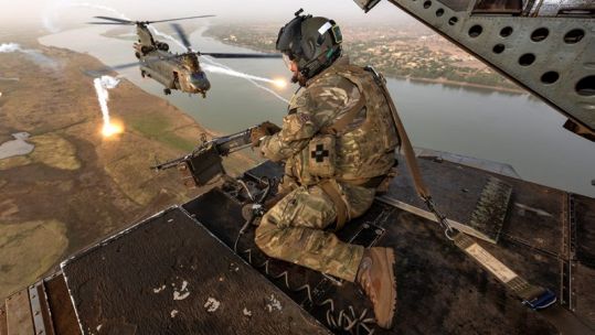 RAF Chinook detachment in Mali