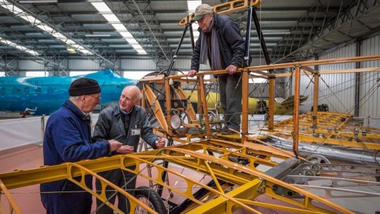 Rebuilding One Of The First British War Planes