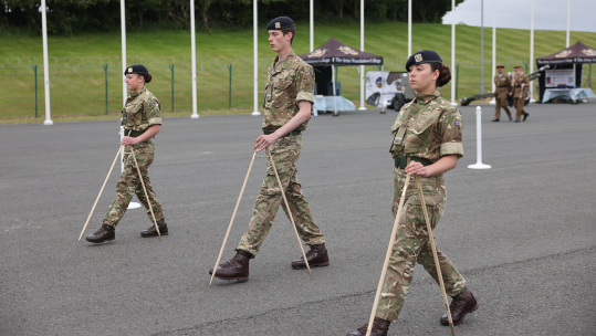 The Harrogate teams only picked up a pace stick five weeks before the start