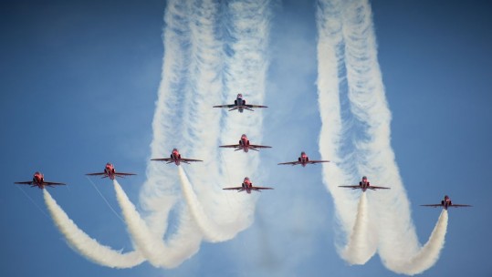Red Arrows Cleared For 50th Anniversary Take Off