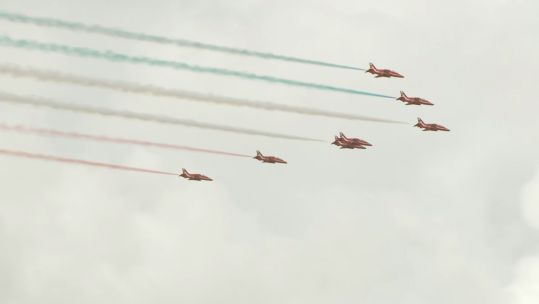 Red Arrows RIAT 150723 CREDIT BFBS