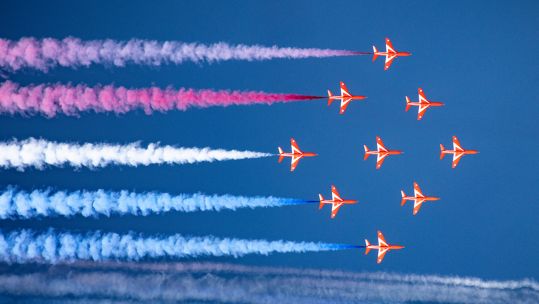 Red Arrows begin 60th Diamond display season 160524 CREDIT RED ARROWS