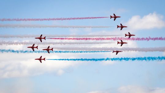 The team also performed at Cleethorpes during the Armed Forces Day celebrations (Picture: MOD)