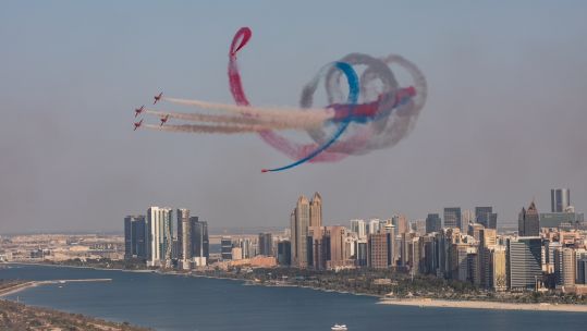 Red Arrows' display in Abu Dhabi 16112022 CREDIT RAF Red Arrows Twitter.jpg