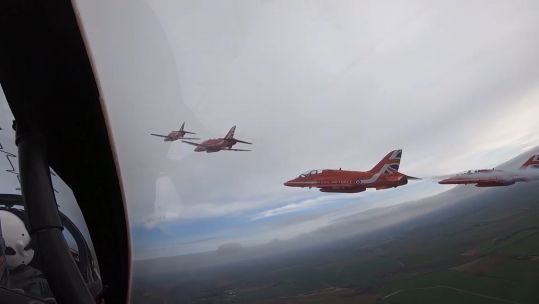 Picture: Red Arrows.