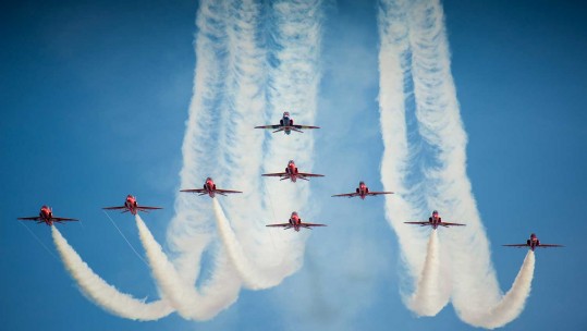 Red Arrows Training At RAF Scampton Stopped Over Safety Concerns